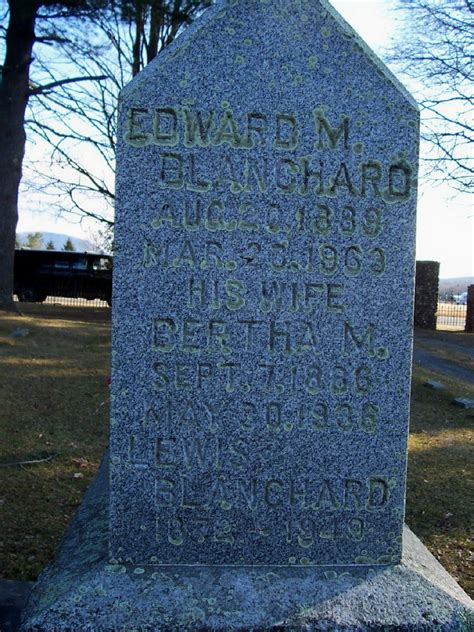 Edward Michael Blanchard 1889 1963 Mémorial Find a Grave