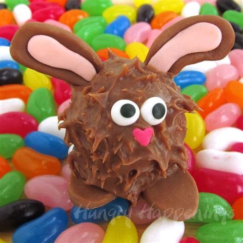 Peanut Butter Fudge Filled Chocolate Easter Bunnies