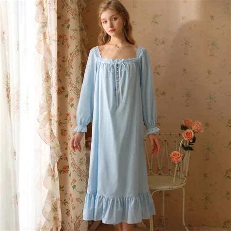 Municipal Fairy Women Sweet Long Sexy Nighty Peignoirs Vintage