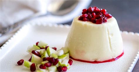 Pear And Pomegranate Panna Cotta Sprinkles And Sprouts