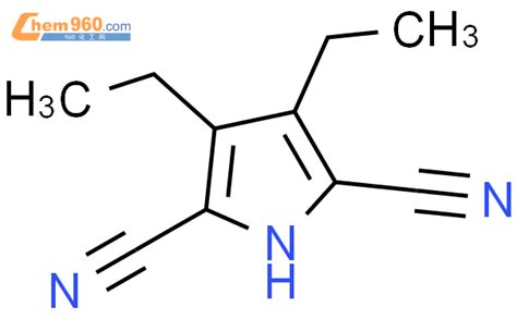 203639 16 1 1H Pyrrole 2 5 dicarbonitrile 3 4 diethyl 化学式结构式分子式mol