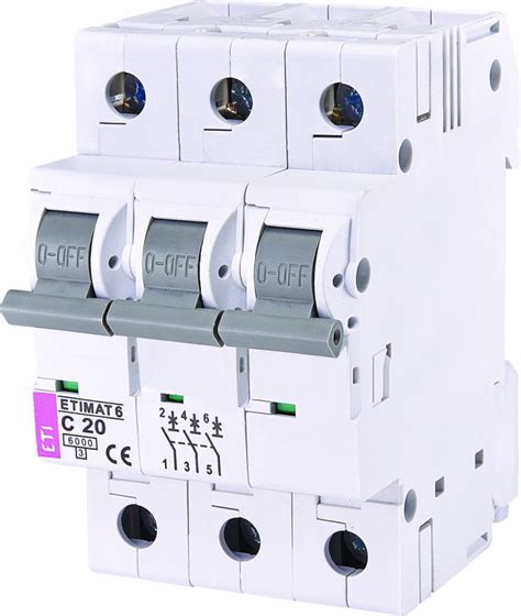 Автоматический выключатель 3п. C 20А (6 kA) 2145517 | ООО Электро-Джаз ...