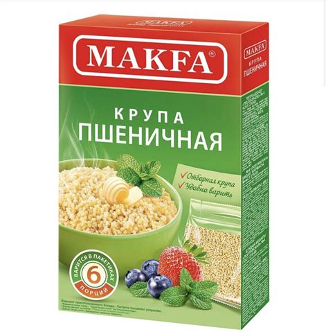Крупы Макфа Пшеничная «Полтавская» - «Качественная крупа» | отзывы