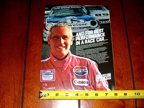 Datsun 280zx Paul Newman Bob Sharp Race Car Original 1980 Ad Ebay