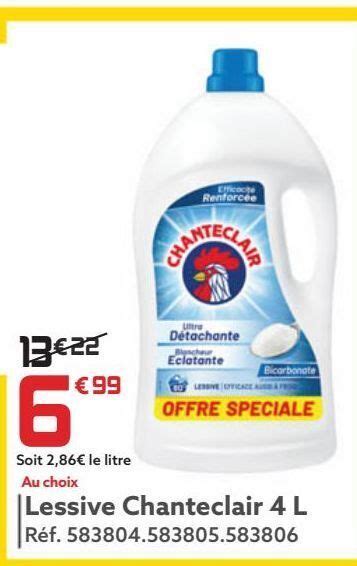 Promo Lessive Chanteclair 4l Chez Gifi