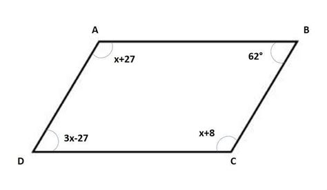 Observe o quadrilátero abaixo Calcule o valor de x e determine o valor