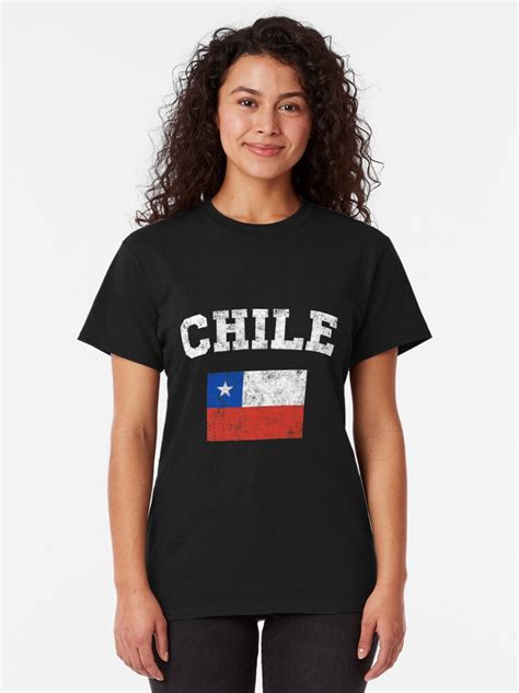 Chilean Flag Shirt Vintage Chile T Shirt T Shirt By Ozziwar Redbubble