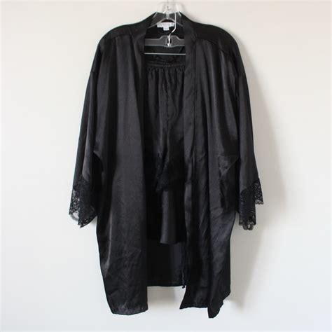 In Bloom Intimates Sleepwear Black Lacy Lingerie Set Poshmark