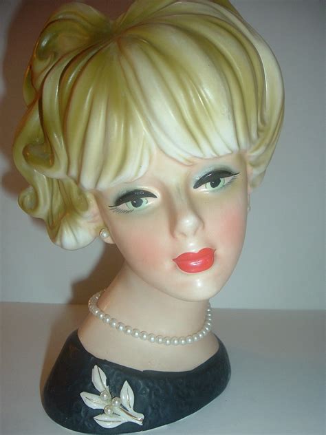 Napco Lady Headvase Head Vase C Vintage