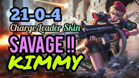 Kimmy SAVAGE Unkillable Gameplay Charge Leader Skin By BlessFtZuzu