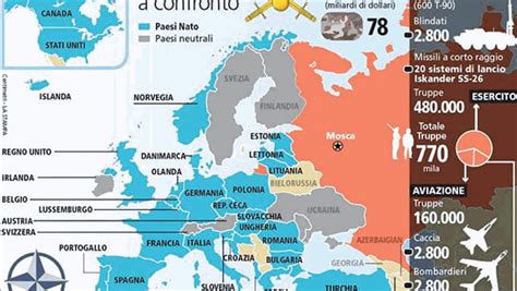 Russia Nato Forze A Confronto La Stampa