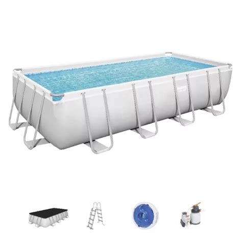 Bestway Piscina Fuori Terra Rettangolare Power Steel