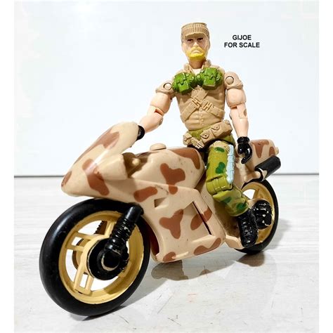 Lanard The Corps Vintage Gijoe Gi Joe Scale Motorcycle Bike Action