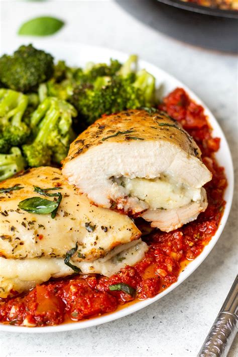 Mozzarella Stuffed Chicken Breast Healthy Hearty Recipes