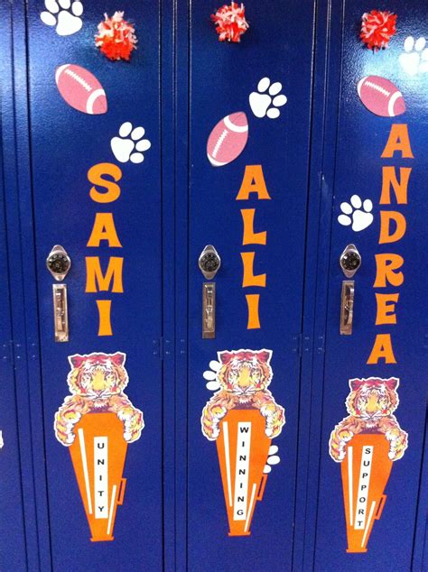 Locker Decoration Ideas For Cheerleaders