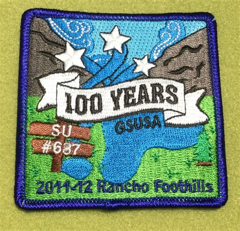 Girl Scouts San Diego 100th Anniversary Patch From The Person I Bought