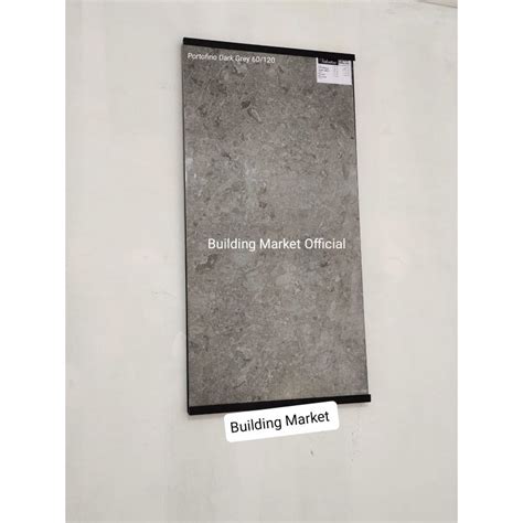 Jual Granite Lantai 60x120 PORTOFINO DARK GREY GLOSSY VALENTINO GRESS