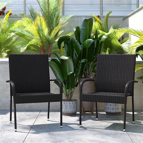 Best Buy Alamont Home Maxim Patio Chair Set Of Black Tw Wbe