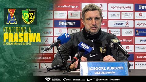 Gks Tv Konferencja Prasowa Po Meczu Z Motorem Lublin Youtube