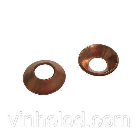 Шайба мідна 1/4" конус 45град. 10шт; Castel (Італія): продажа, цена в ...