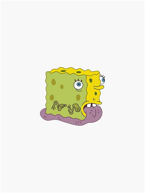 "SpongeBob snail" Sticker for Sale by smokelessmeth | Redbubble