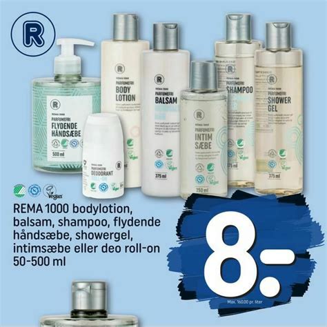 Rema Bodylotion Balsam Shampoo Flydende H Nds Be Showergel