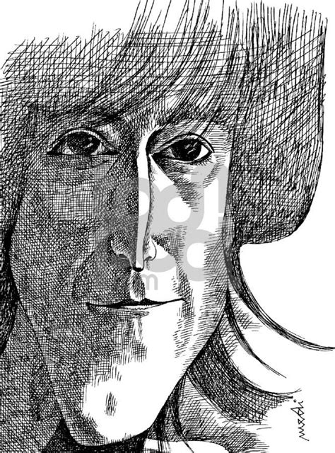 John Lennon By Medi Belortaja Famous People Cartoon TOONPOOL