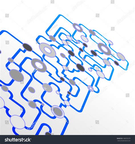 Abstract Circuit Diagram As A Decorative Background Stock Photo ...