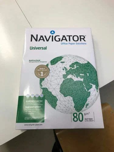 Pure White Navigator A4 Copy Paper 70gsm 75gsm 80gsm At Rs 50 Ream