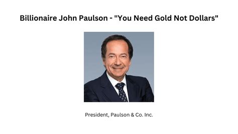 Billionaire John Paulson: Why Gold is a Must-Have Investment in Today's World