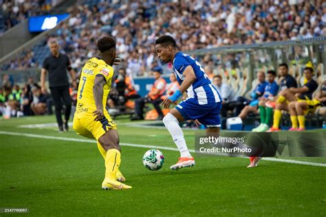 Wendell of FC Porto and players from Famalicao FC are in action... News ...