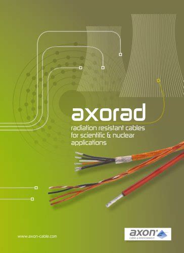 Câbles spéciaux Axon Cable Catalogue PDF Documentation technique