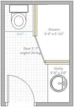 Bathroom Floor Plans 6x9 - Modern Bathroom Design