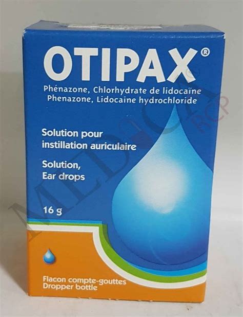 Medica RCP Otipax Indications Effets indésirables Composition