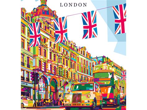 London Streets By Nofa Aji Zatmiko On Dribbble