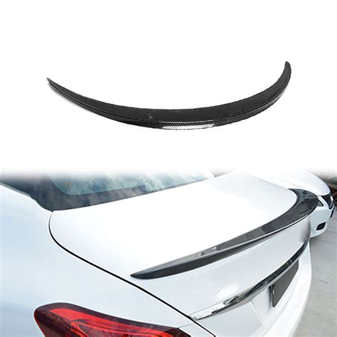 C Amg Style Spoiler For Mercedes Benz C Class W Carbon Fiber