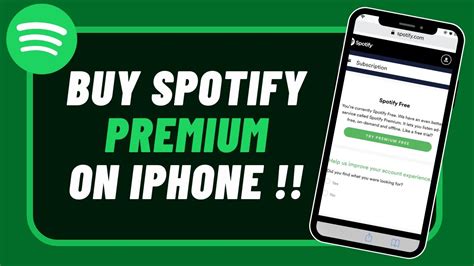 How To Buy Spotify Premium On Iphone Youtube