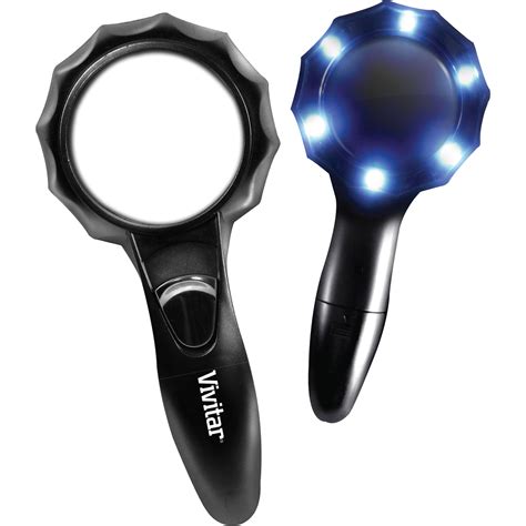 Vivitar 25x 3x Magnifying Glass With 6 Led Lights Viv Mag 2