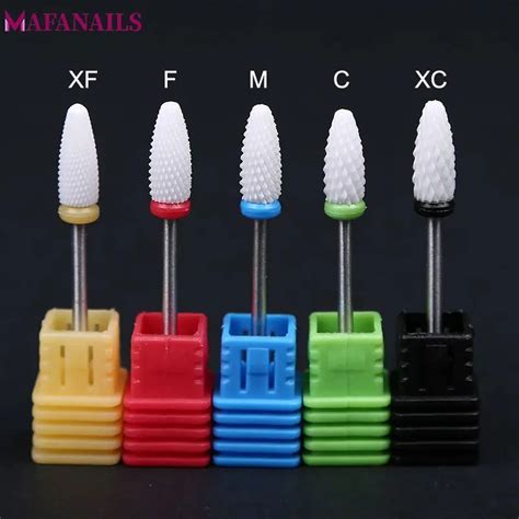 1pc Ceramic Nail Drill Bit Rotate Burr Milling Nail Cutter Bits For