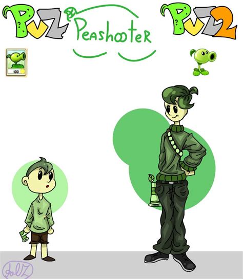 Peashooter pvz vs pvz2 by Alona103Z on DeviantArt