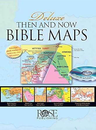 Deluxe Then Now Bible Map Book With Cd Rom Rose Publishing