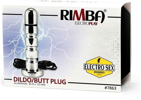 Rimba Electro Play Rimba Electro Sex Anaal Dildo Bi Polair 125 Mm Bol