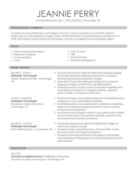 How To Write A Medical Resume LawrenceIshmael Blog