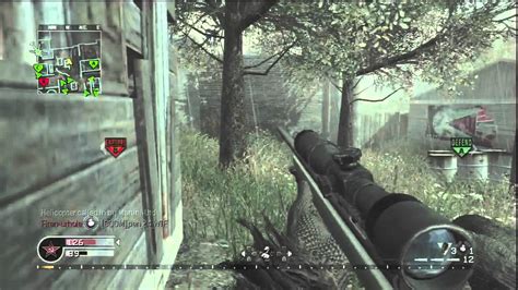 Cod 4 73 3 26 Ground War Domination On Downpour Sniper Gameplay