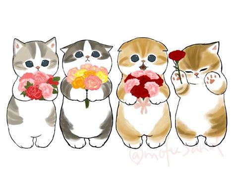 ぢゅの🐈 On Twitter 母の日 イラスト Iphone用のかわいい壁紙 猫のイラスト