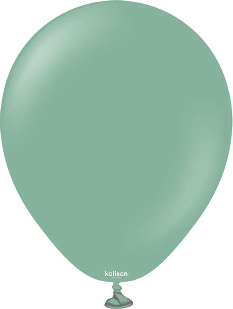 Kalisan Balony Lateksowe Retro Sage Zielony 30cm 100 Szt 1635633776