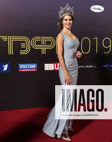 MOSCOW RUSSIA OCTOBER 2 2019 Alina Sanko Winner Of The 2019 Miss