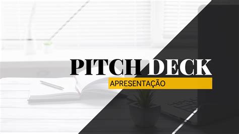 Apresentação pitch deck