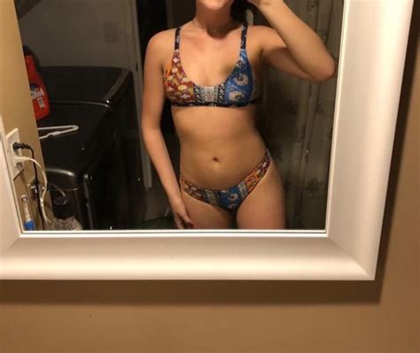 21 OFF HOT 2019 Patchwork Print Bralette Scoop Bikini Set In BLUE ZAFUL