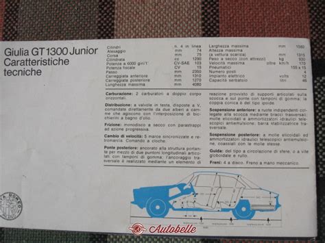 Vendo Alfa Romeo Gt Junior Scalino Prima Serie